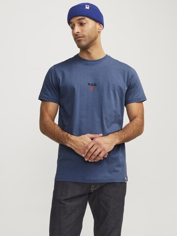 R.D.D. ROYAL DENIM DIVISION T-Shirt in Blau: predná strana