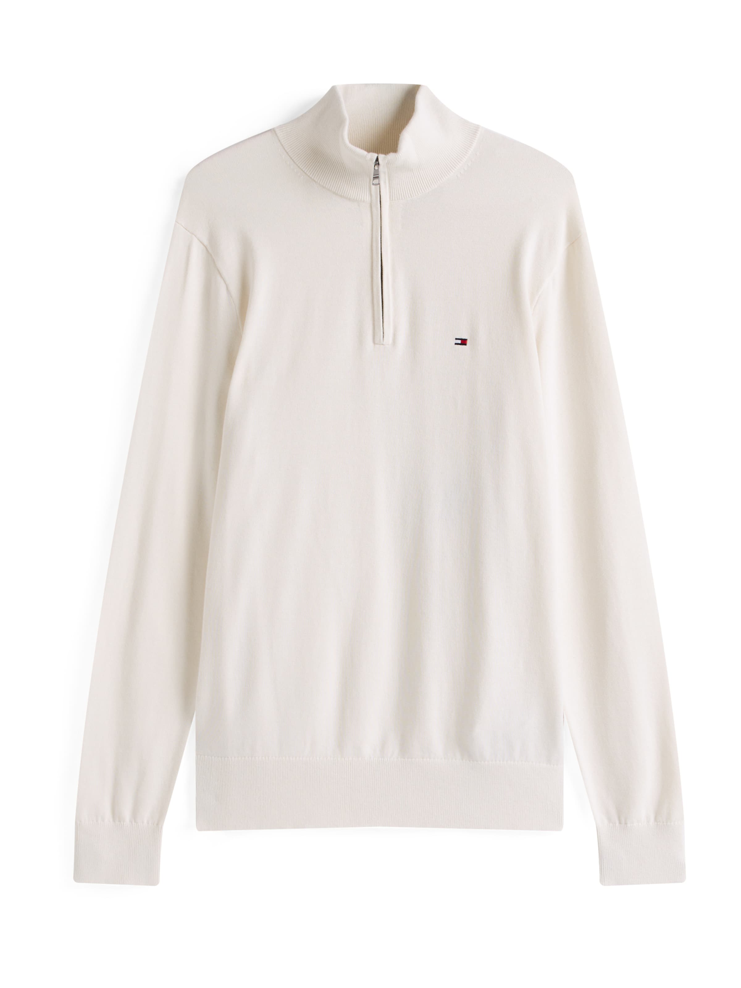 TOMMY HILFIGER Πλεκτή ζακέτα 'ESSENTIAL' σε κίτρινο: μπροστά