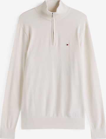 dzeltens TOMMY HILFIGER Adīta jaka 'ESSENTIAL': no priekšpuses