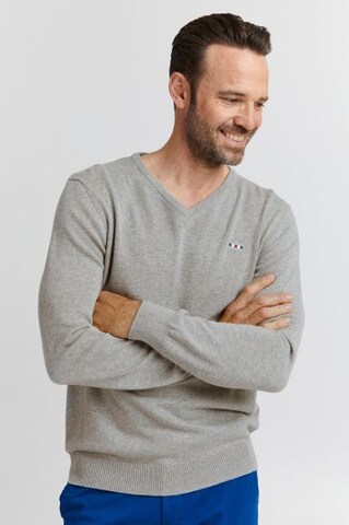 FQ1924 Sweater 'Fynjard' in Grey: front