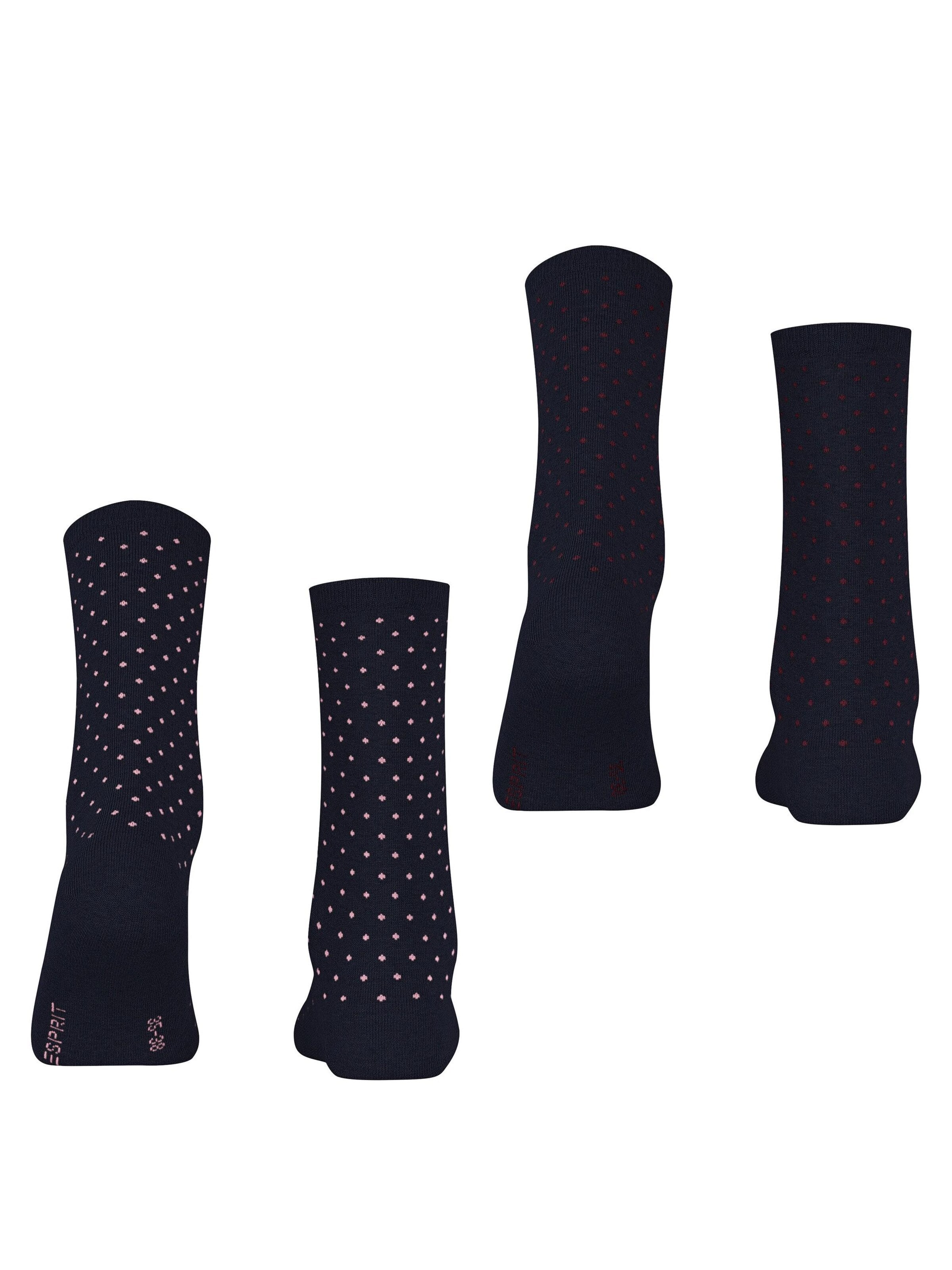 ESPRIT Socken 'Fine Dot 2-Pack'‌ in Blau