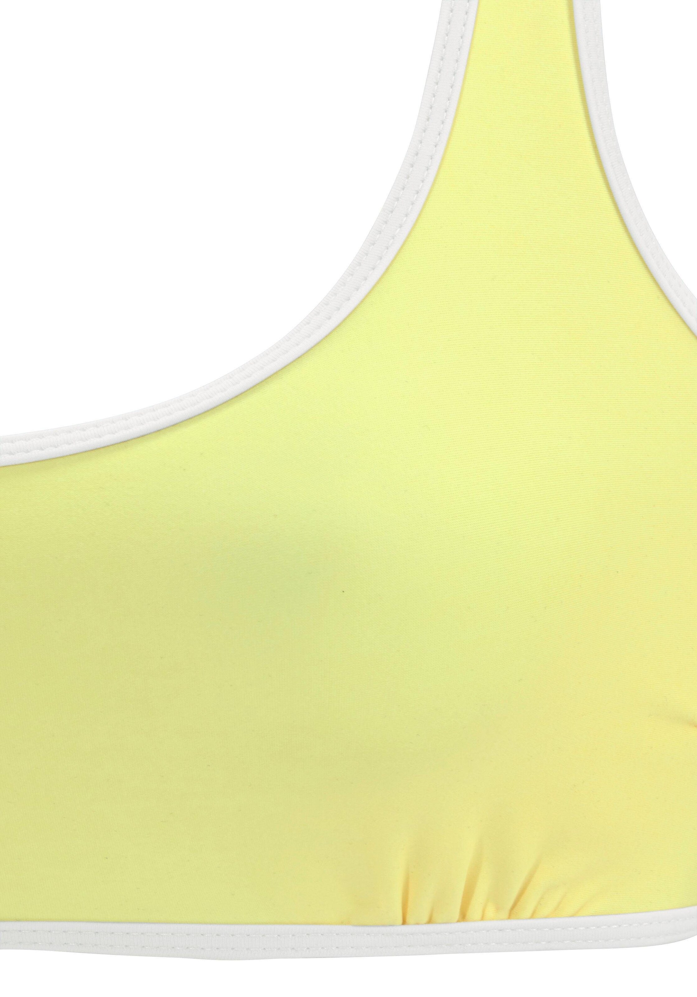 VENICE BEACH Štandardný strih Bikinový top - Žltá