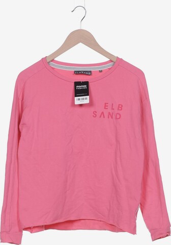 Elbsand Sweatshirt & Zip-Up Hoodie in S in Pink: front