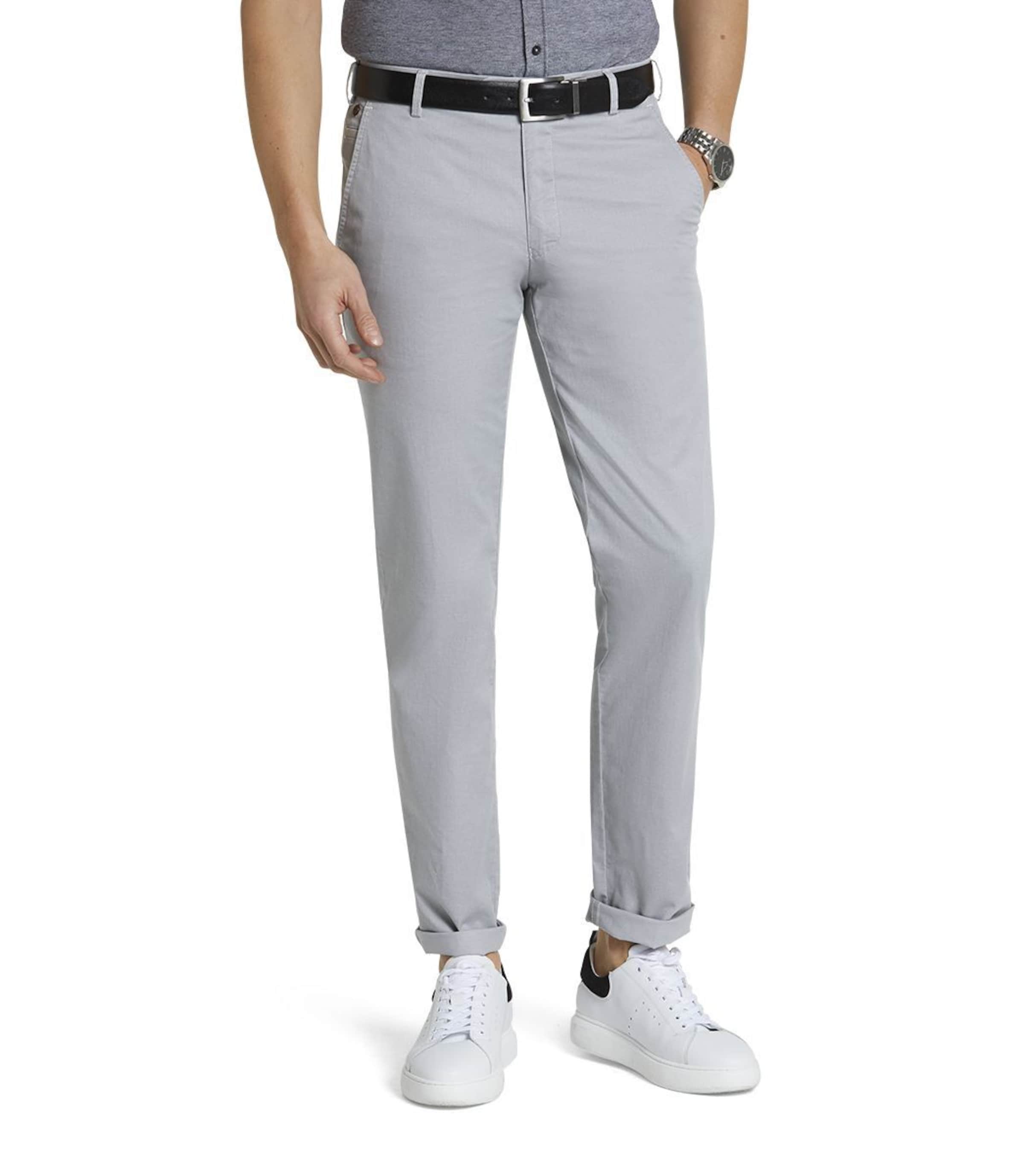 Coupe slim Pantalon chino 'Tokyo' Meyer Hosen en gris : devant