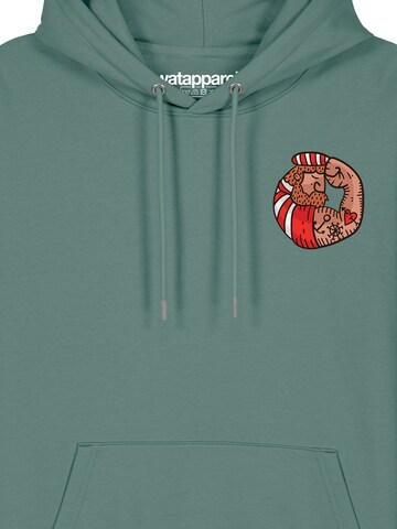 Sweat-shirt 'Seemann' Watapparel en vert