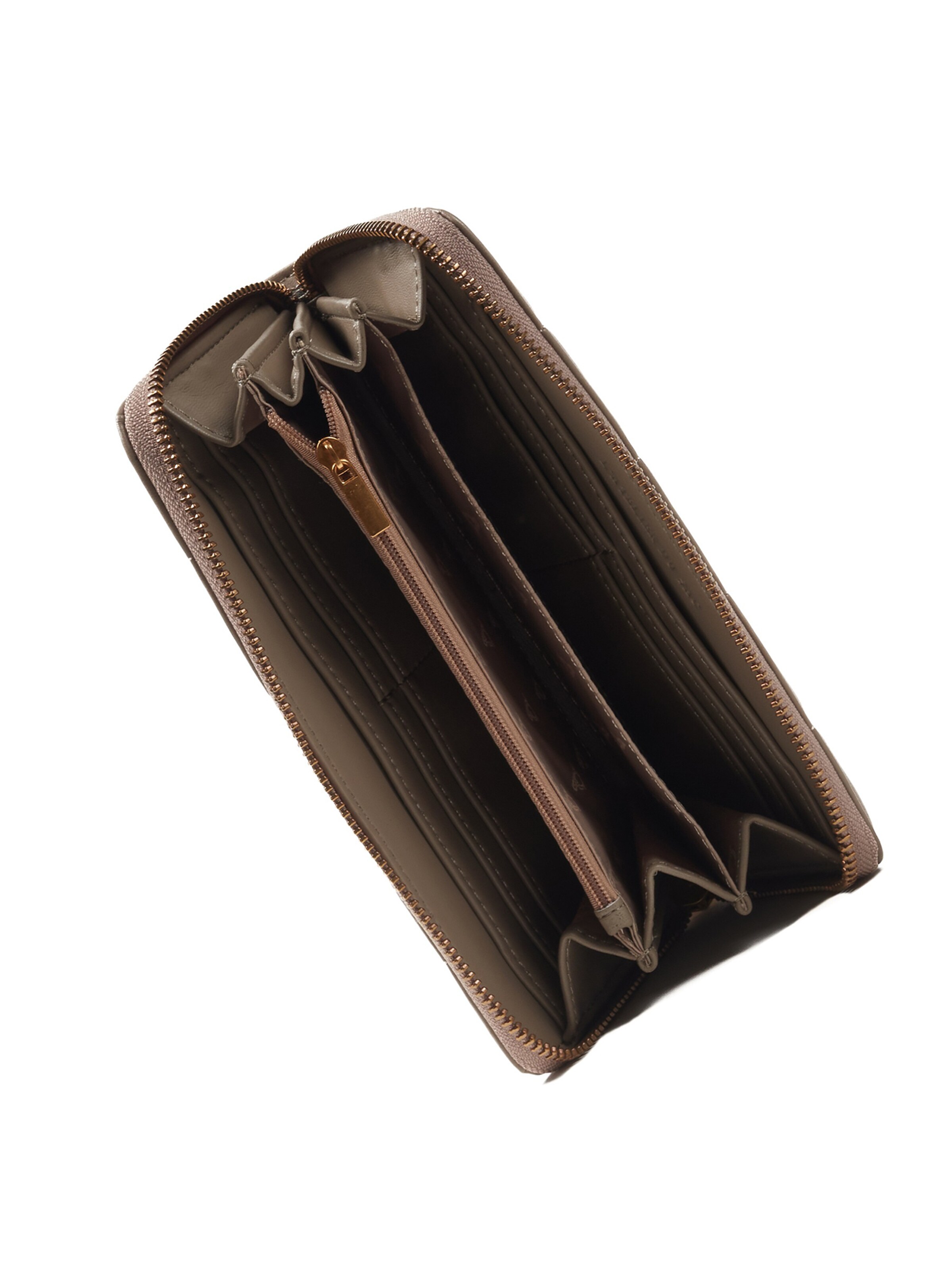 L'Atelier Du Sac Wallet 'Fleur' in Beige