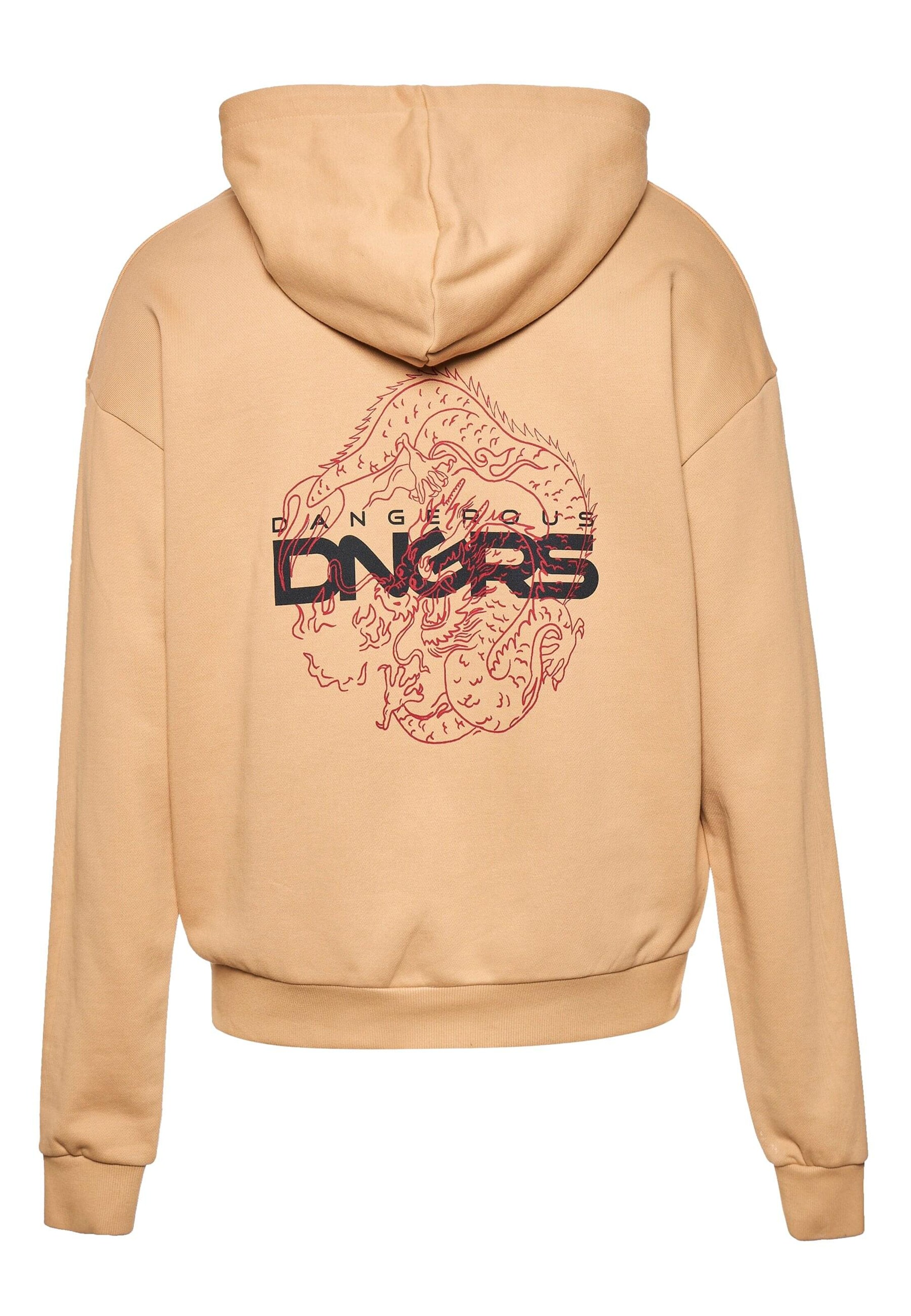 Sweat-shirt 'Brave' Dangerous DNGRS en beige