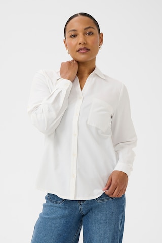 Kaffe - Blusa 'KAViola' em branco: frente