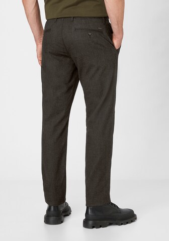 REDPOINT Slimfit Chinohose in Braun
