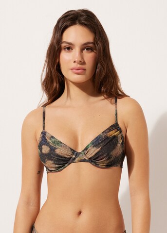 CALZEDONIA Balconette Bikini Top in Mixed colors: front