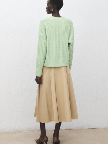 Cardigan 'Talcore' MANGO en vert