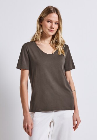 STREET ONE T-Shirt in Braun: Vorderseite