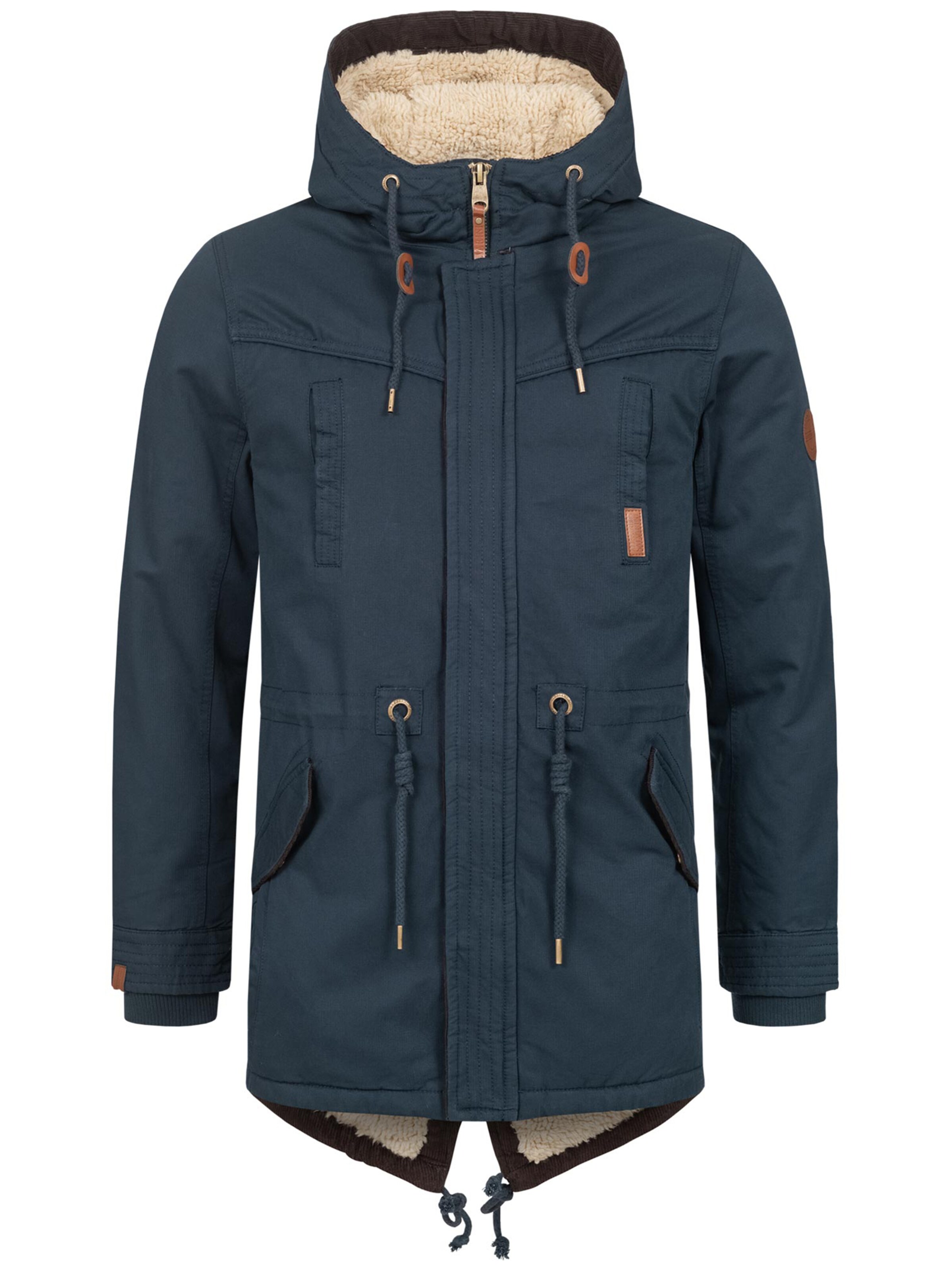 Alessandro Salvarini Parka in Blau: Vorderseite