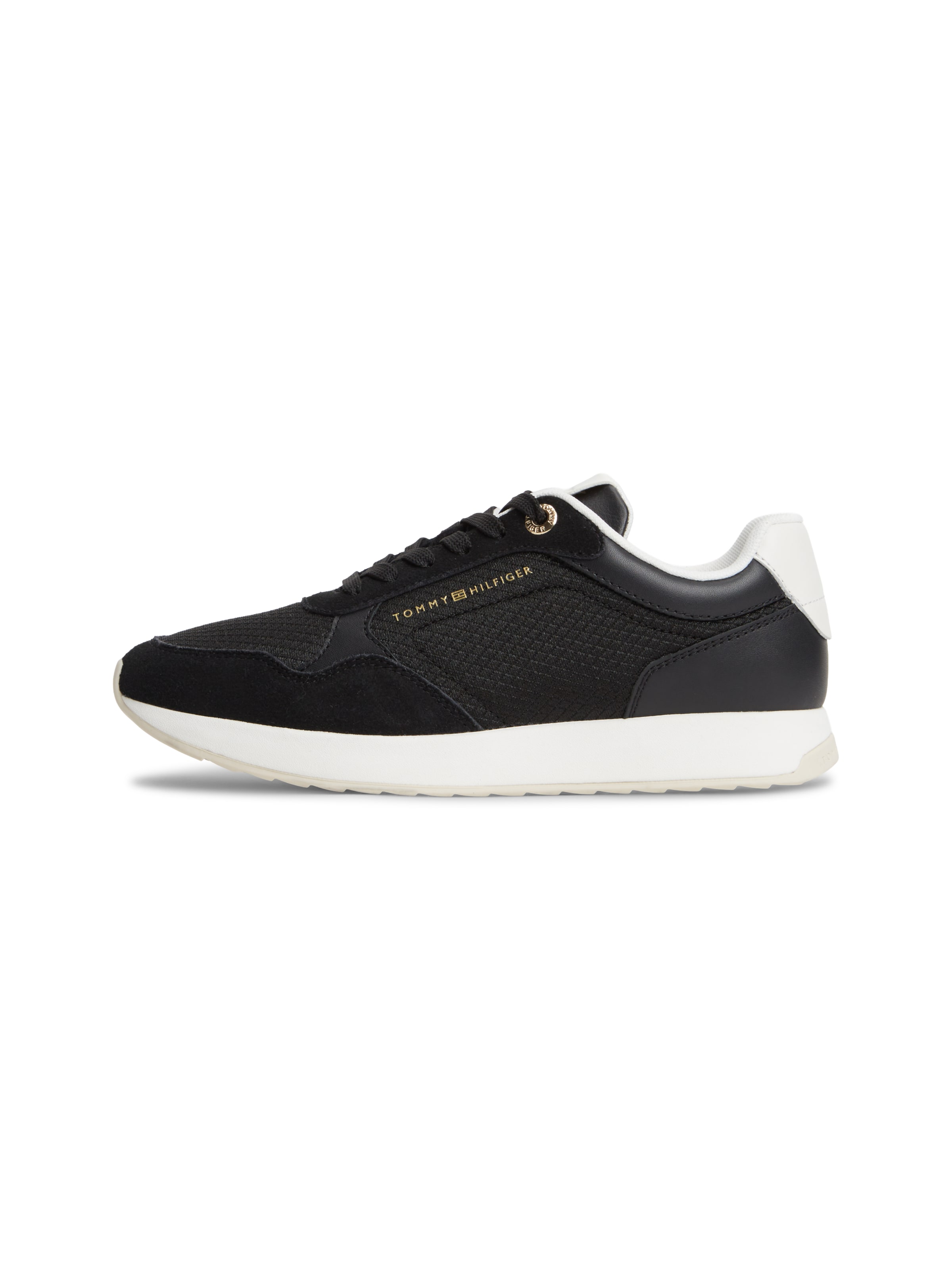 Sneaker low 'RETRO' de la TOMMY HILFIGER pe negru: față
