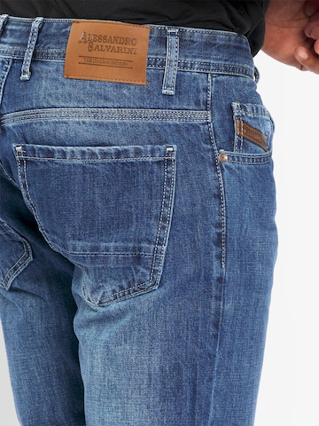 Alessandro Salvarini Loosefit Jeans in Blau