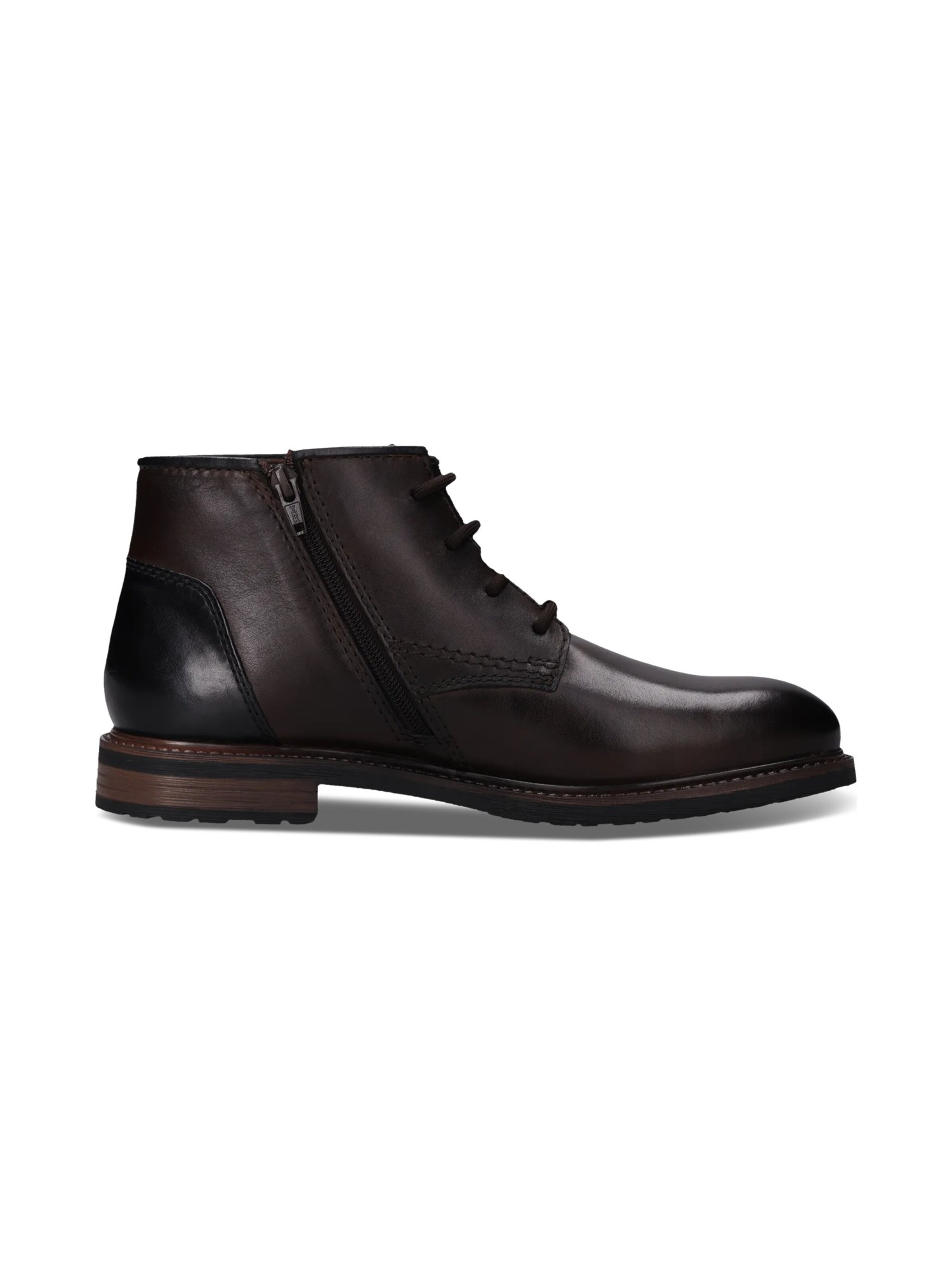Boots stringati di bugatti in marrone