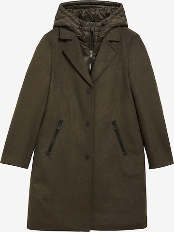 Cappotto di mezza stagione di s.Oliver in verde: frontale