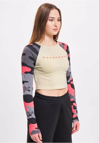 Dangerous DNGRS Shirt in Beige: Vorderseite