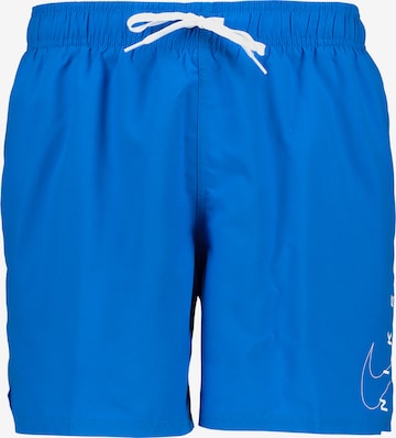 Pantaloni de baie de la Nike Swim pe albastru: față