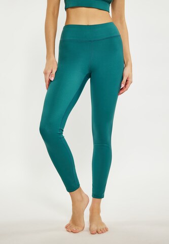 IZIA Skinny Leggings in Groen: voorkant