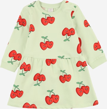 Lindex - Vestido 'Cherry Hearts' en verde: frente