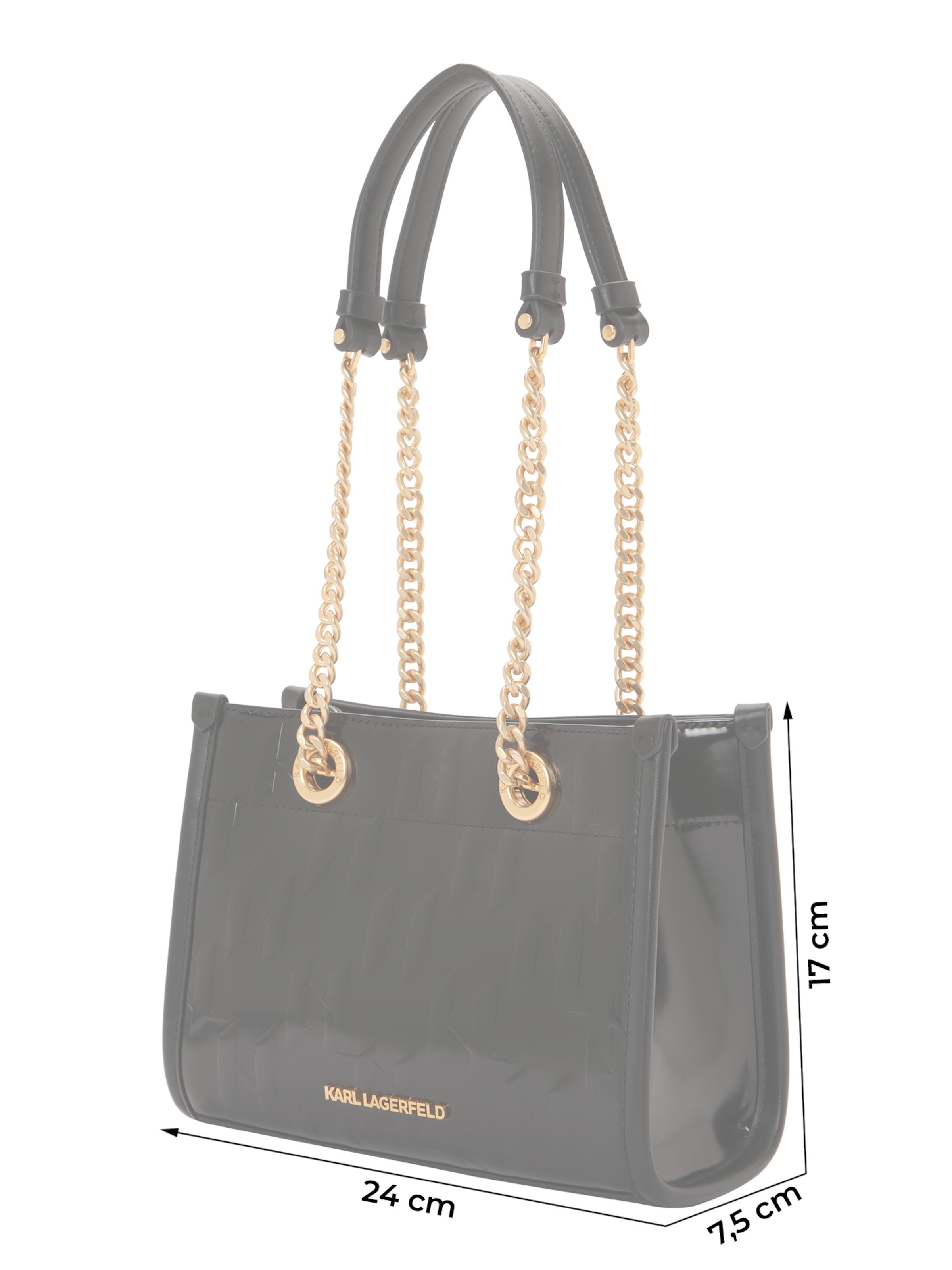 Karl Lagerfeld Чанта за през рамо в черно