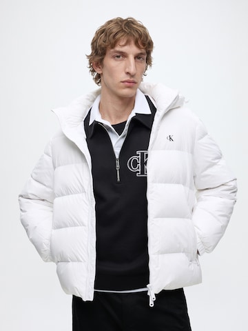 Calvin Klein Jeans Χειμερινό μπουφάν σε λευκό