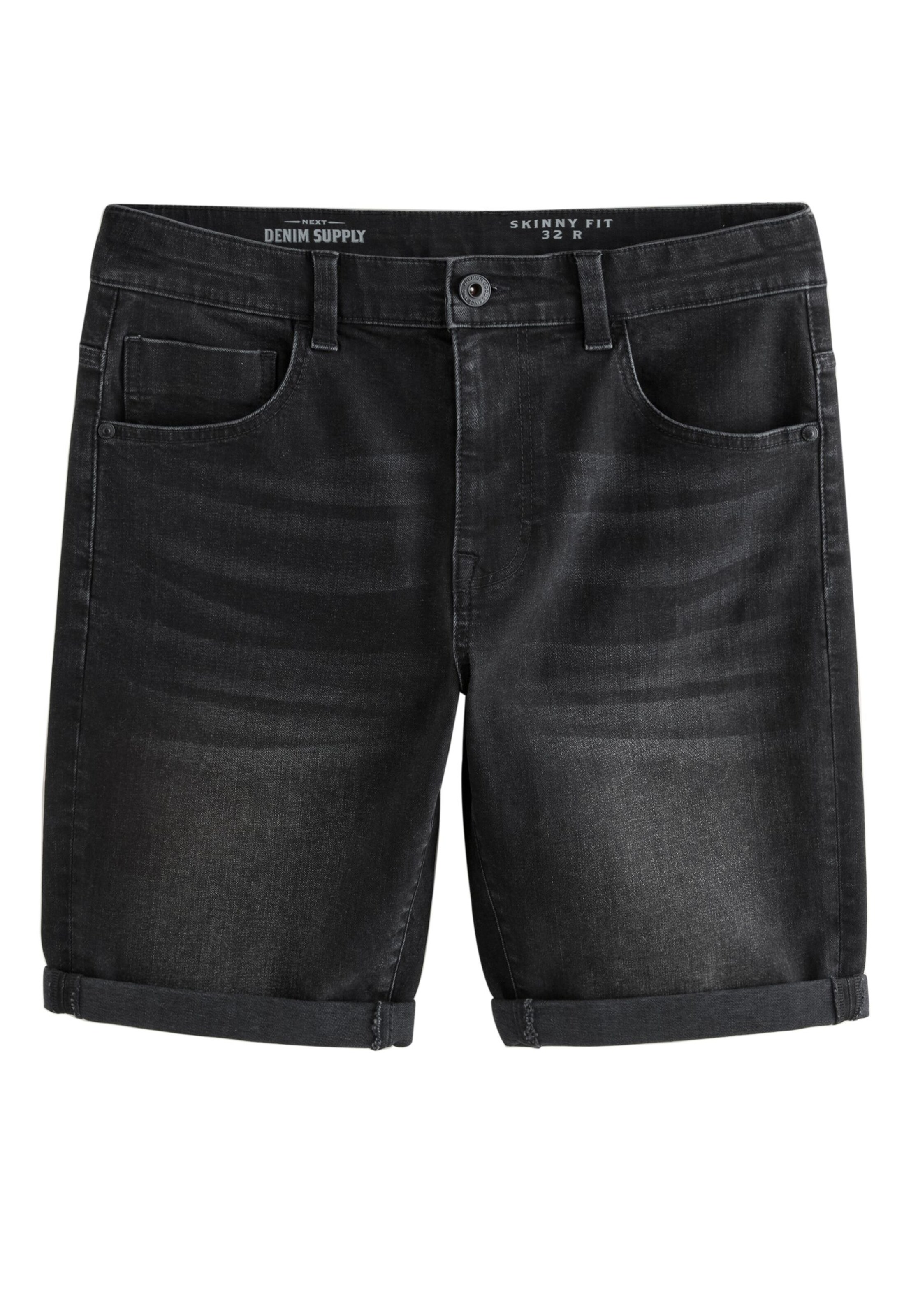 Next Teksapüksid, värv must: eest vaates