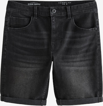 Next Teksapüksid, värv must: eest vaates