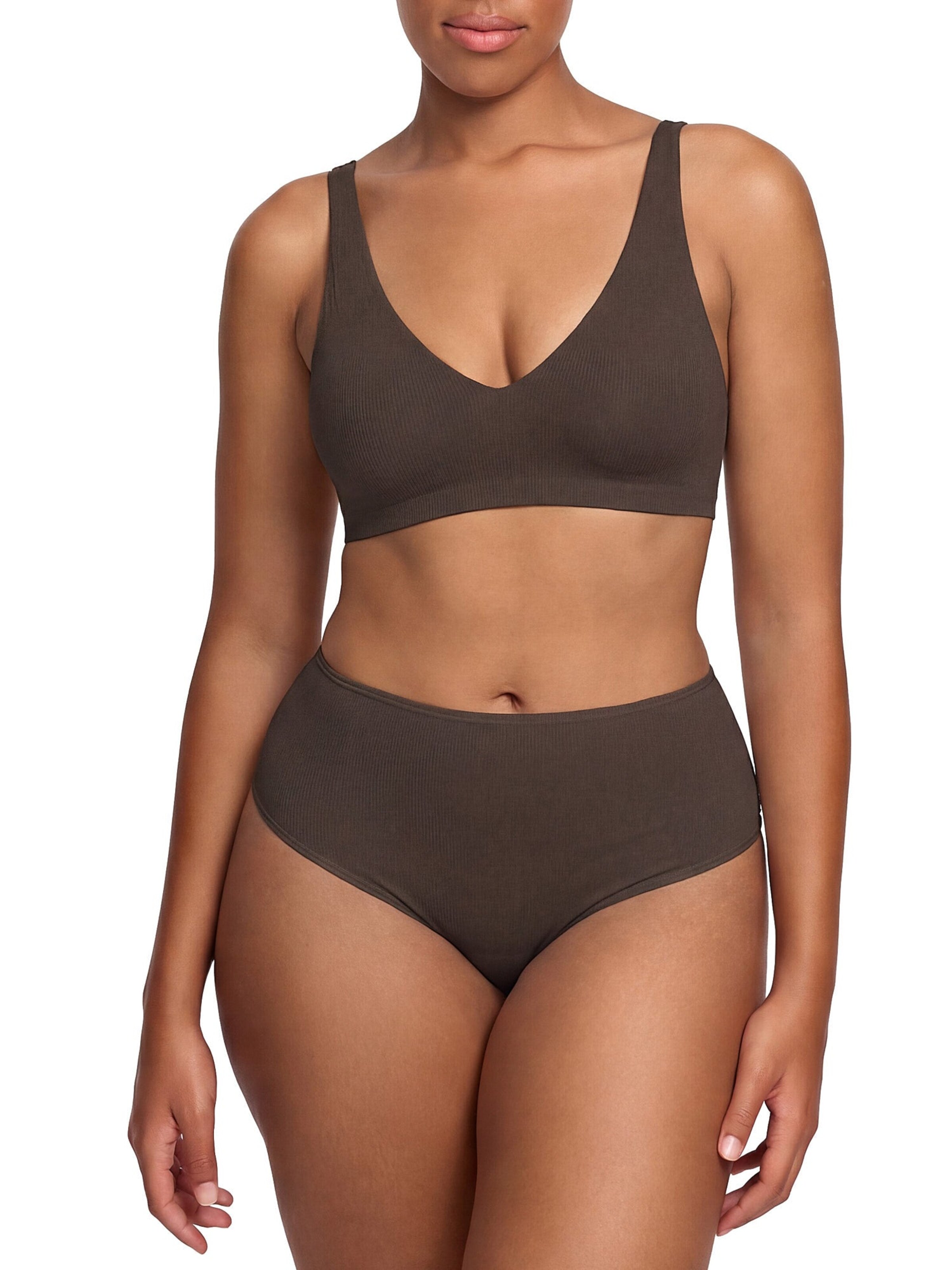 cfab by creamy fabrics Push-up BH 'Comfort Push-Up BH' in Braun