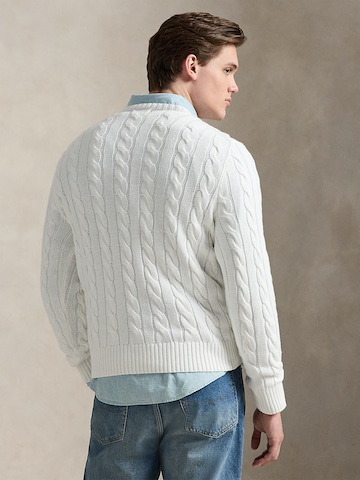 Polo Ralph Lauren Regular fit Πουλόβερ 'Driver' σε λευκό