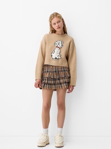 Gonna di Bershka in marrone