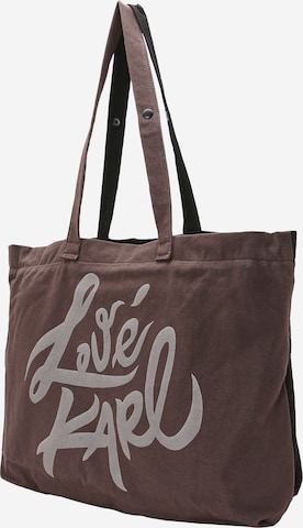 juoda KARL LAGERFELD JEANS Pirkinių krepšys 'KLJ X ATELIER': priekis