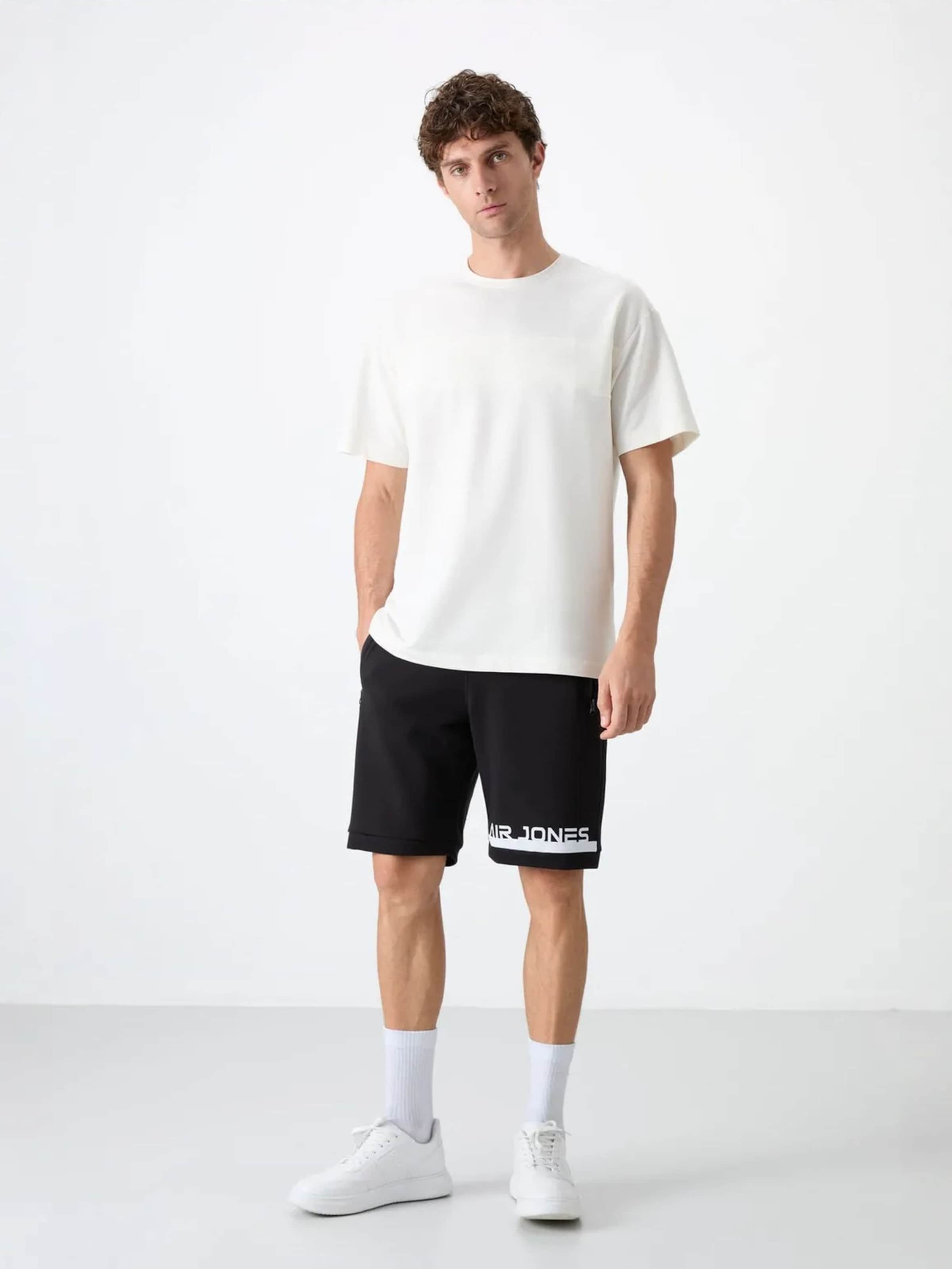 Tommy Life - Regular Calças em preto