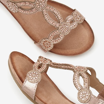 LASCANA Sandals in Beige