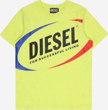 DIESEL T-Shirt in Gelb: predná strana