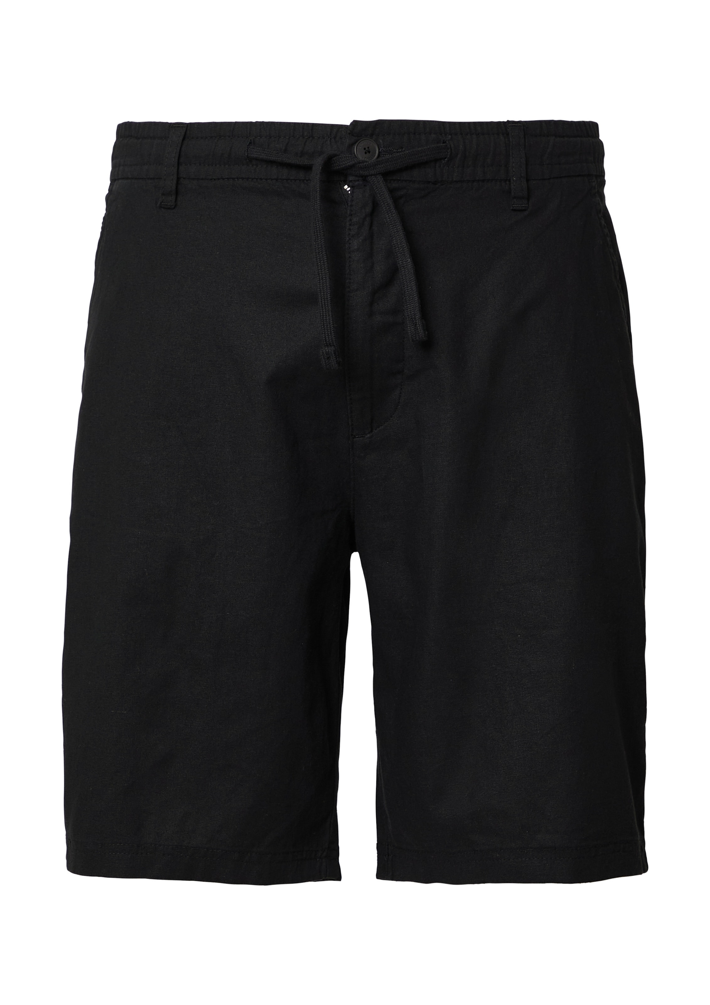 s.Oliver Pants 'Detroit' in Black: front