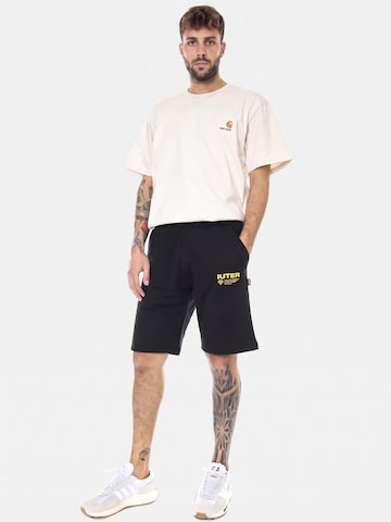 IUTER Baggy Pants 'Info' in Black