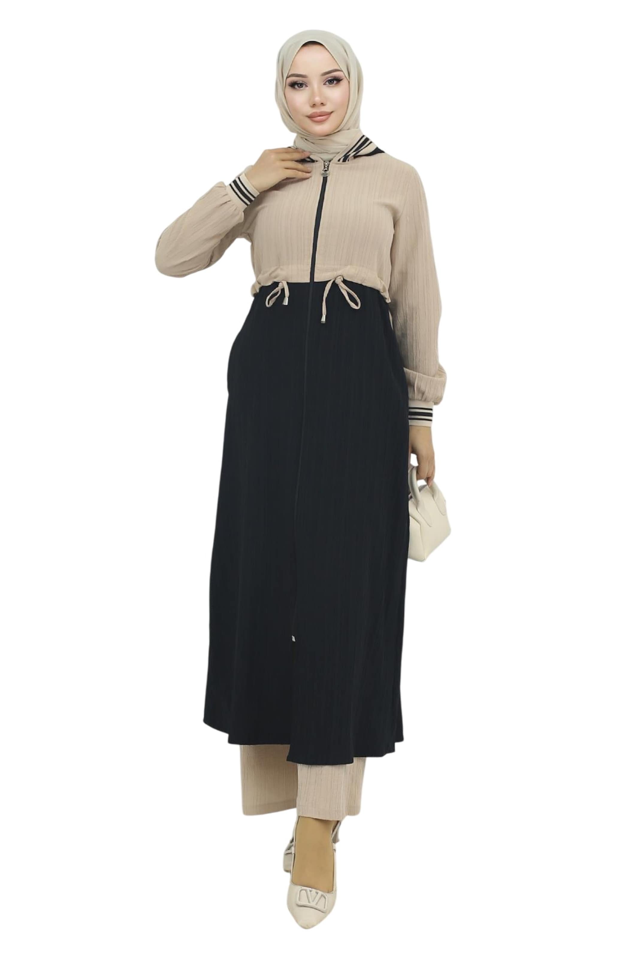 MODAMIHRAM Huispak in Zwart: voorkant