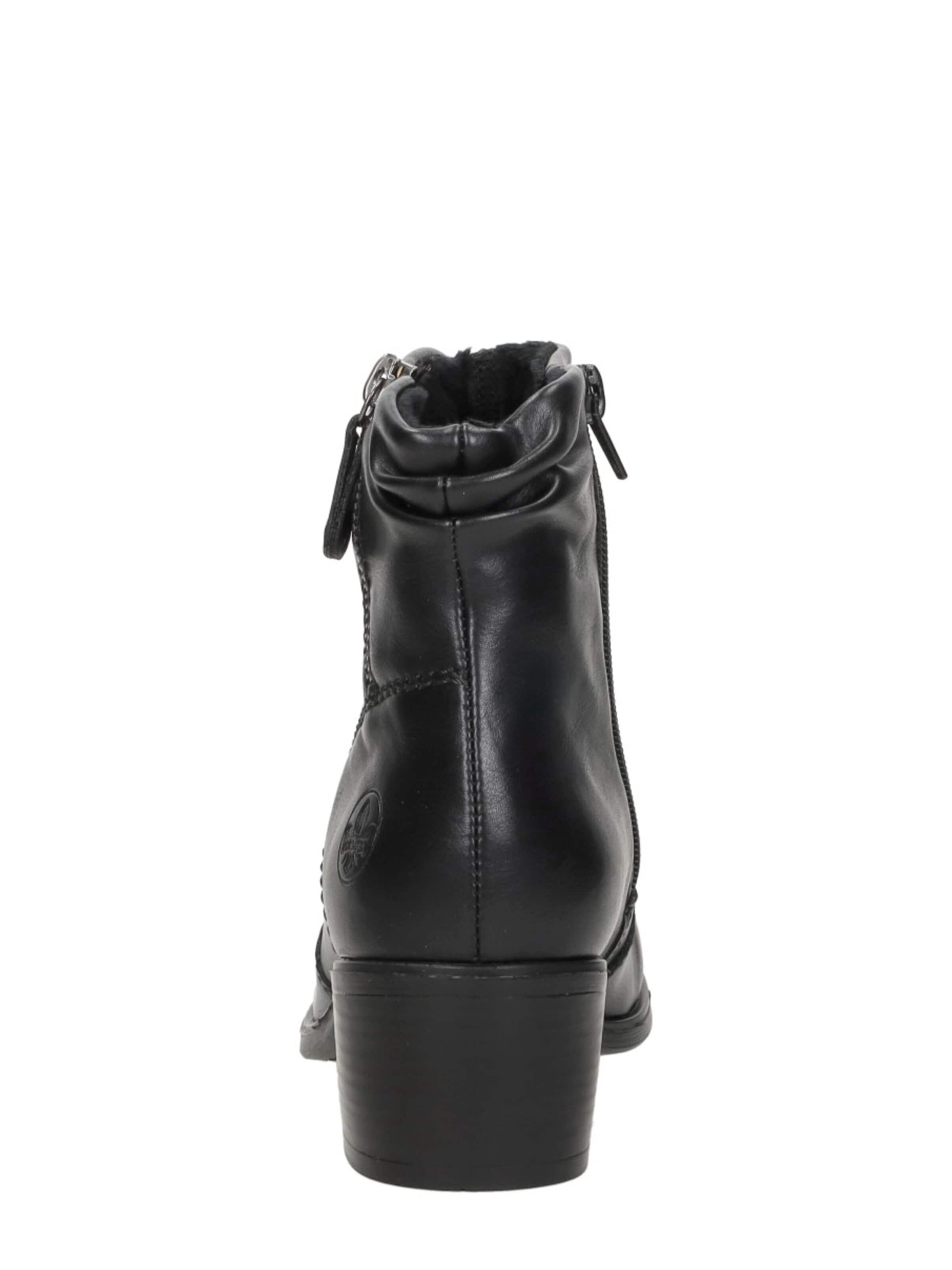 Boots 'Enkellaarsjes Hak' Rieker en noir