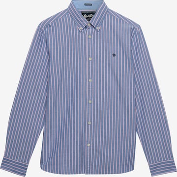 Superdry & Co Button Up Shirt in Blue: front