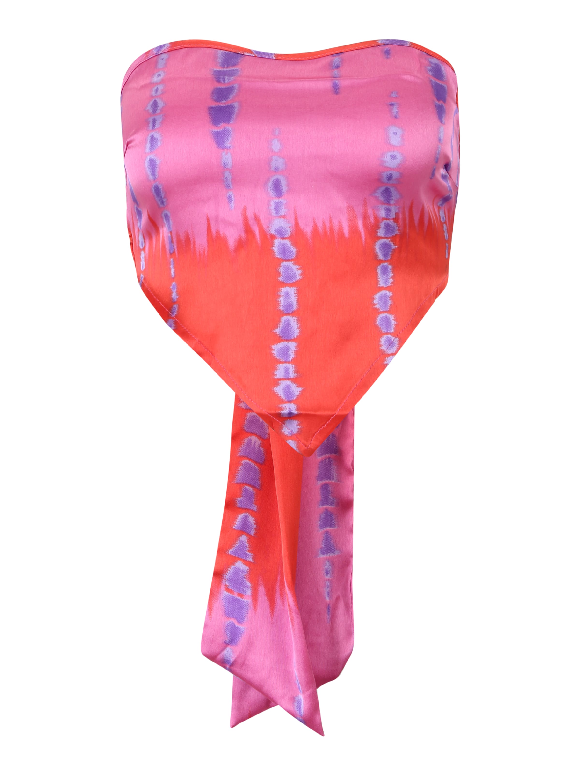 Nasty Gal PetiteTop - crvena boja: prednji dio