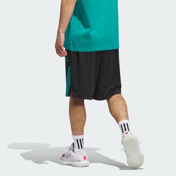 ADIDAS PERFORMANCE Loosefit Sportbroek 'Legends' in Zwart