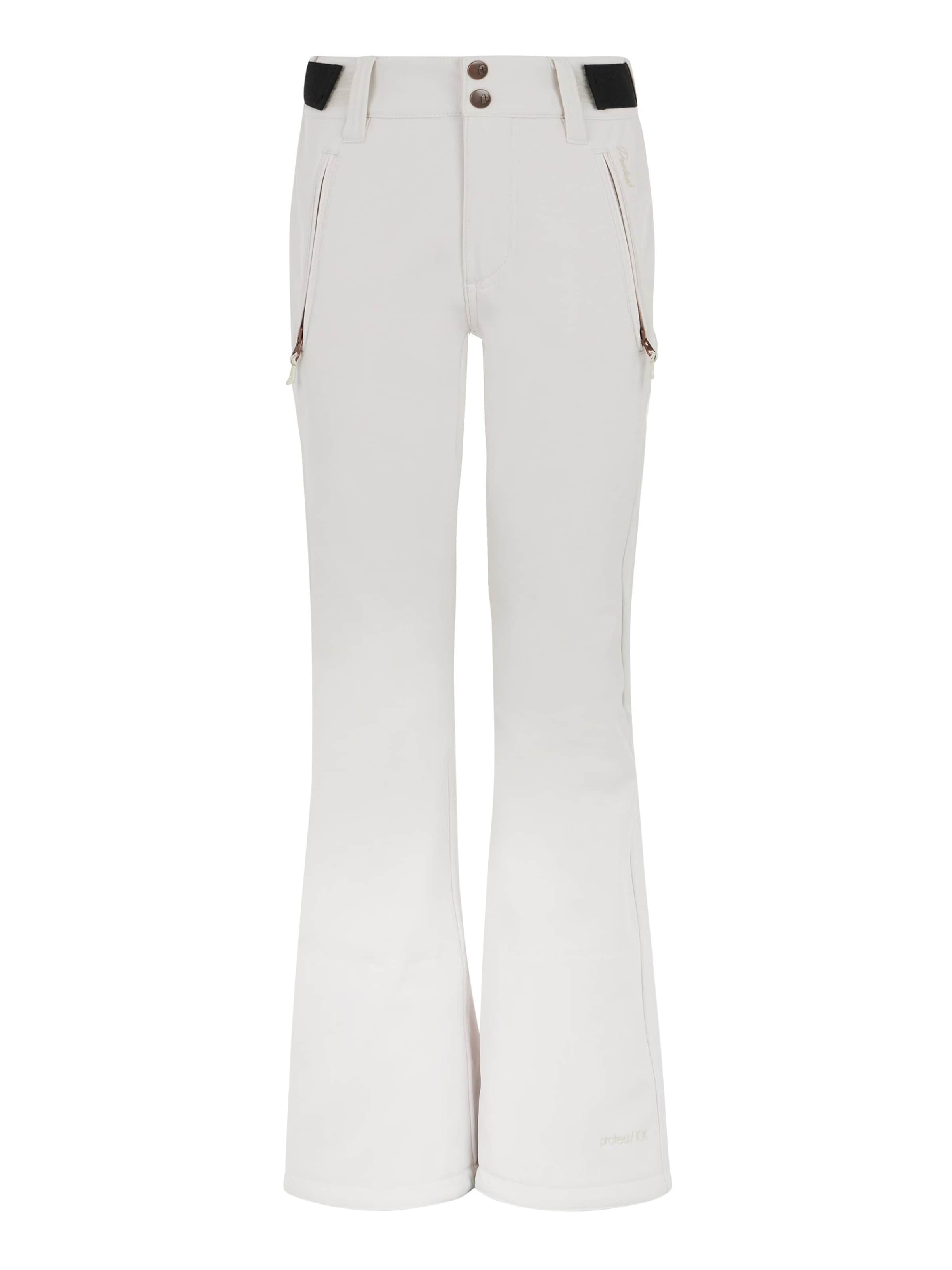 PROTEST Workout Pants 'LOLE JR' in White: front