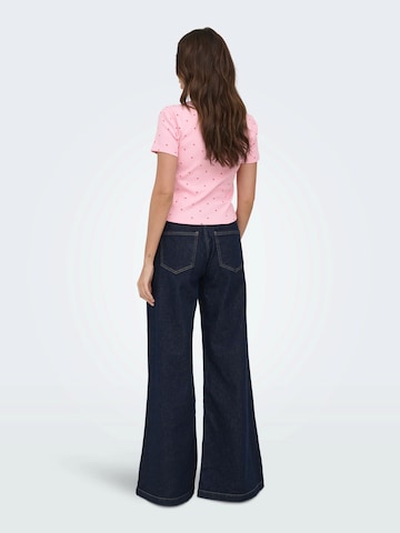 ONLY Футболка 'ONLFENJA' в Ярко-розовый