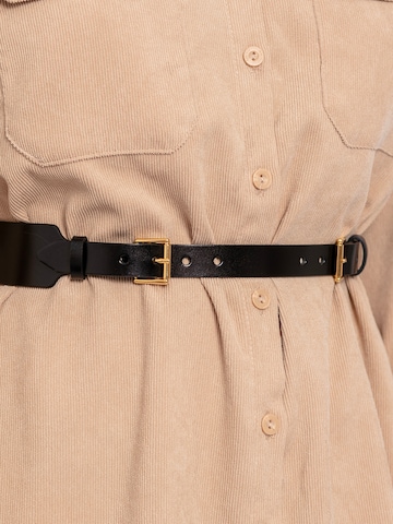 Haute Cuir Riem 'Cloe' in Zwart