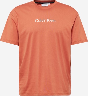 Calvin Klein - Camisa 'Hero' em vermelho: frente