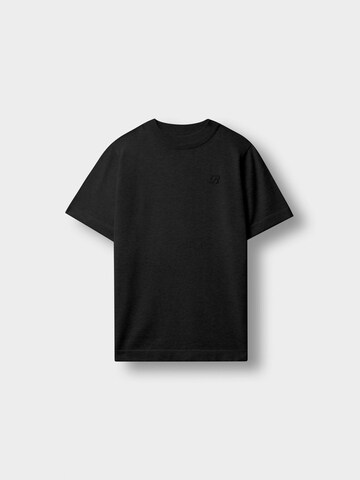 Burocs Shirt 'Slim Fine Knit' in Black: front
