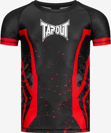juoda Tapout Sportiniai marškinėliai 'Kendall': priekis