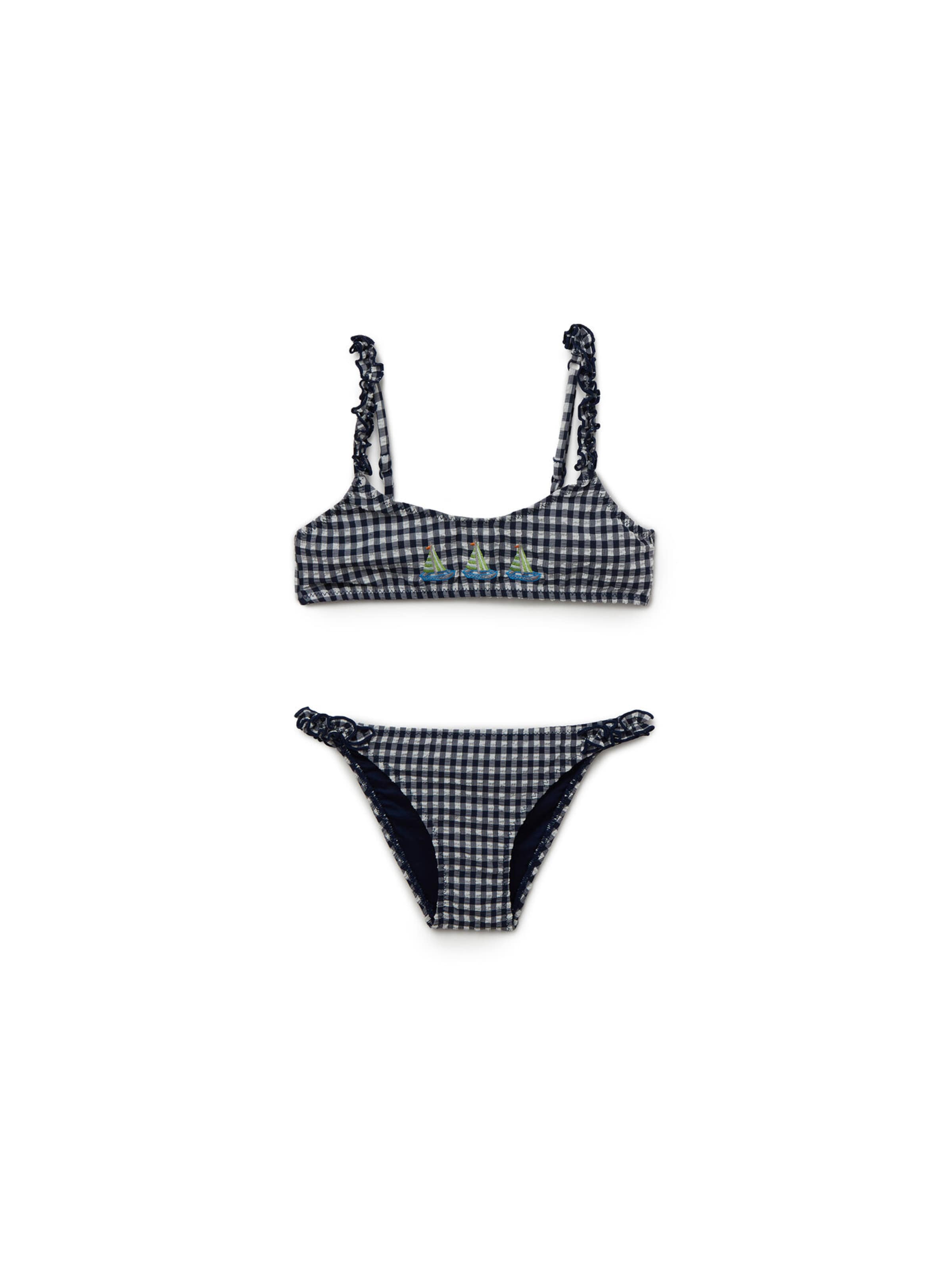 CALZEDONIA Bralette Bikini in Blue: front